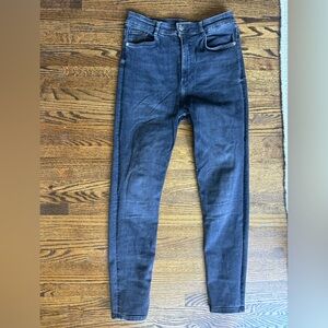 Zara black skinny jeans, Size 10